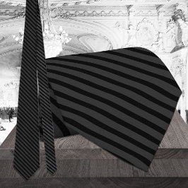 Formell svart diagonal Tuxedo Rand Slips