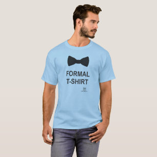 Formell T-tröja med flugan T Shirt