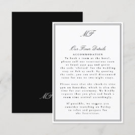 Formell Tuxedo White Bröllop Information Info Tilläggskort