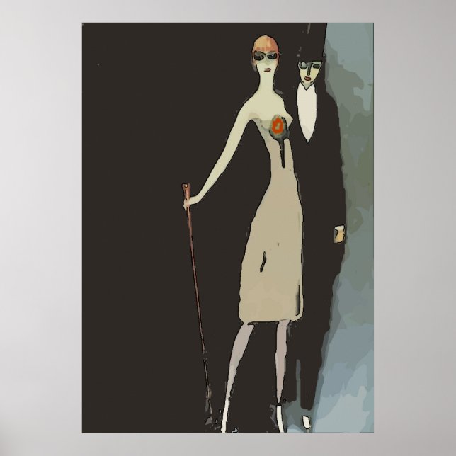 Formell vintage poster (Framsidan)