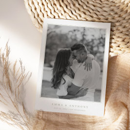 Formell Vintage Sagegrön Monogram Bröllop Spara Datumet