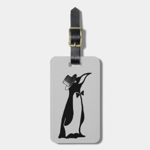Formella Tuxedo Penguin Bröllop-Marskalkar Bagagebricka