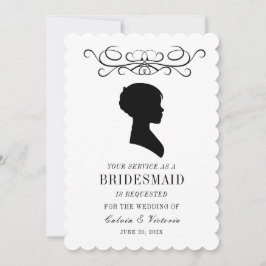 Formella Victorian Bridesmaids Inbjudningar