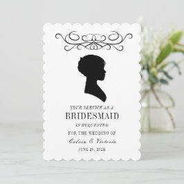 Formella Victorian Bridesmaids Inbjudningar