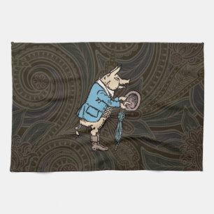 Formellt antiskt gris-Jacka-piggy Cute Antique Kökshandduk