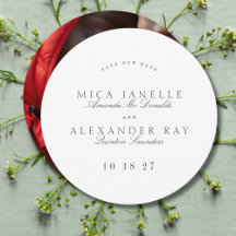 Formellt Calligraphy-rundfoto av klassisk Elegant