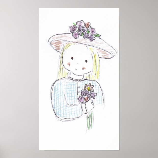 Formellt med blommor poster (Framsidan)