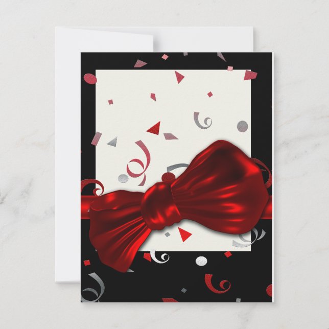 Formellt party för elegant studentenstudentbal inbjudningar (Framsida)