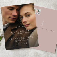 Formellt Rosa av klassiskt foto Spara datum