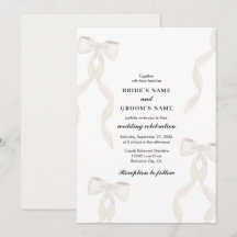 Formellt vitt menyfliksområde Bröllop