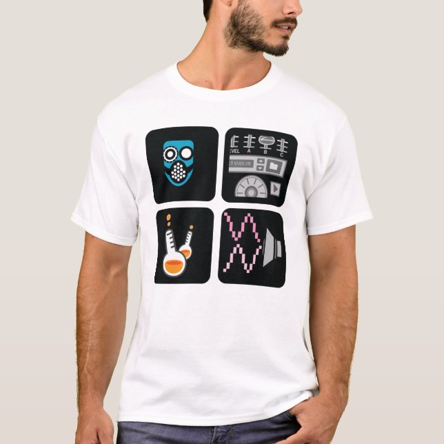Formeln projekterar square-set-1T-Shirt Tee (Framsida)
