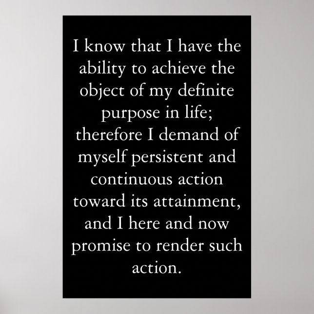 Formeln - Tänka och tillväxt Rik Poster (Framsidan)