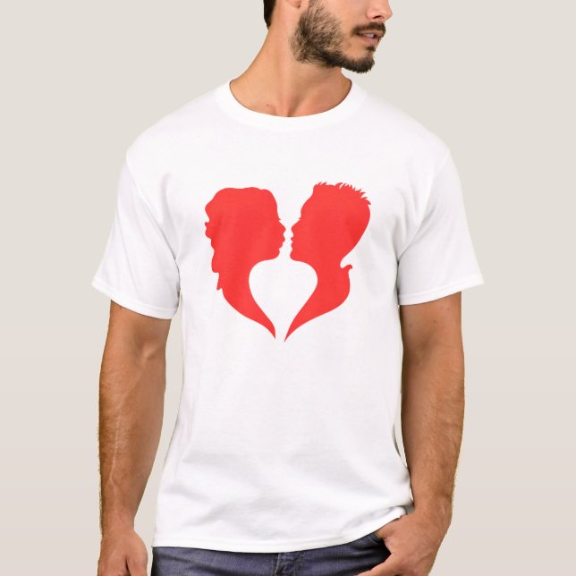 Formen Kärlek T Shirt (Framsida)