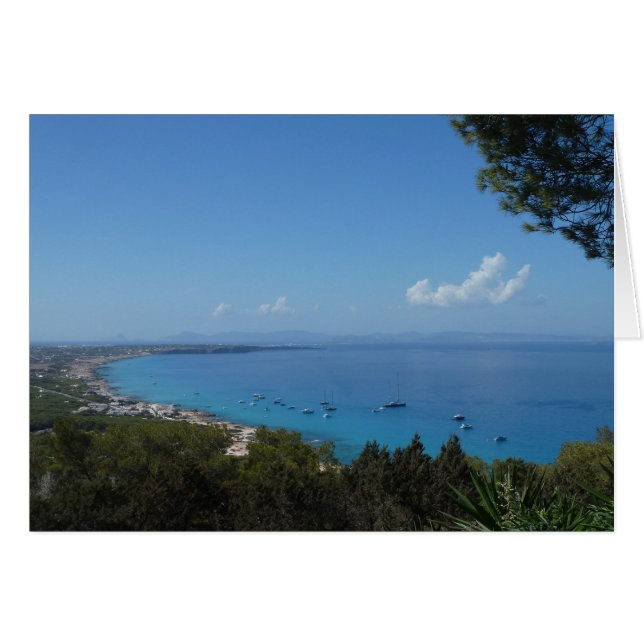 Formentera 2 hälsningskort (Framsidan Horizontal)