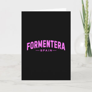 Formentera Spanien Learic öarna Semester Sommar Ba Kort