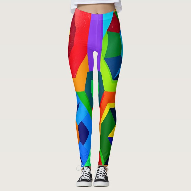 Former 2 i flera Färg Leggings (Framsida)