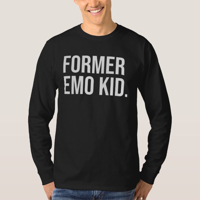 Former Emo Kid Music Concert Social Media  Millenn T Shirt (Framsida)