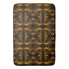 Former, "guld-linjer flyter" över mörkens bakgrund badrumsmatta