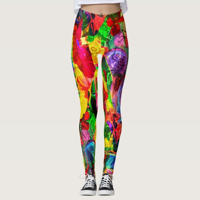 Former i Bright Struktur Leggings (Framsida)