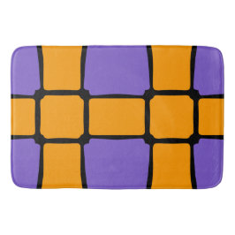 Former Kvadrat Stora asymmetriska lila orange Badrumsmatta