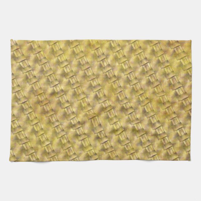 Former med ljusbrun, åldras eller nedsmutsande eff kökshandduk (Horisontell)