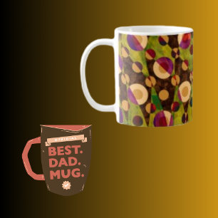 Former Mönster Abstrakt Dekorativ kaffe Mugg