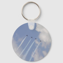 Formering av Airshow militär Jet Nyckelring
