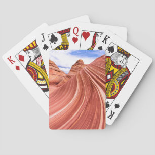 Formering av Wave Sandstone Sten Casinokort