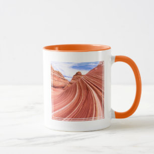 Formering av Wave Sandstone Sten Mugg
