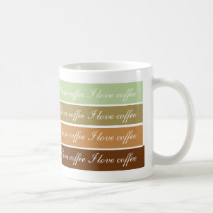 Formgivare färgar kaffe koppar
