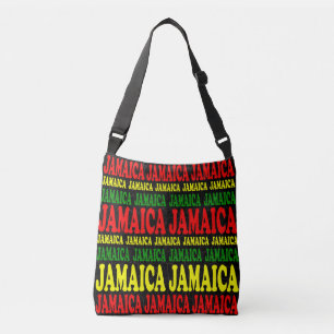 Formgivare för Jamaica Jamaica röd gröntgult Axelväska