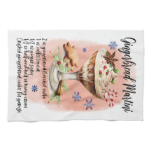 Formgivning av Gingerbröd Martini Recipe julrecept