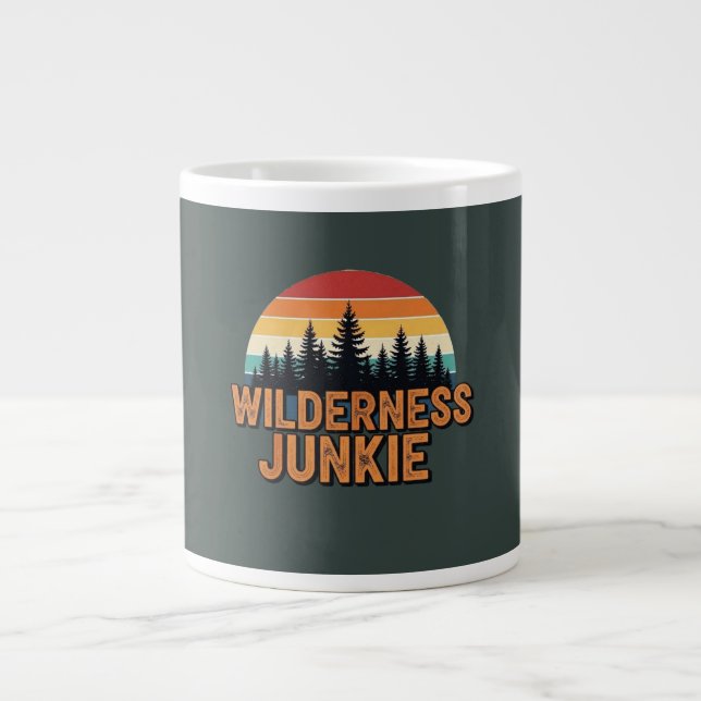 Formgivning av jderness-junkie-återtro jumbo mugg (Framsidan)