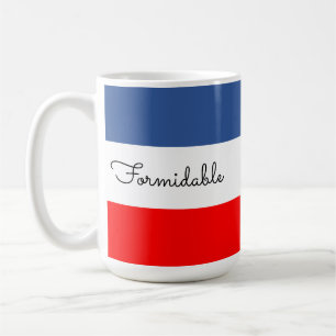 Formidable Fransk flagga Kaffemugg
