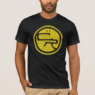 Förmiddag App grundläggande T - gult/svart Tee Shirt