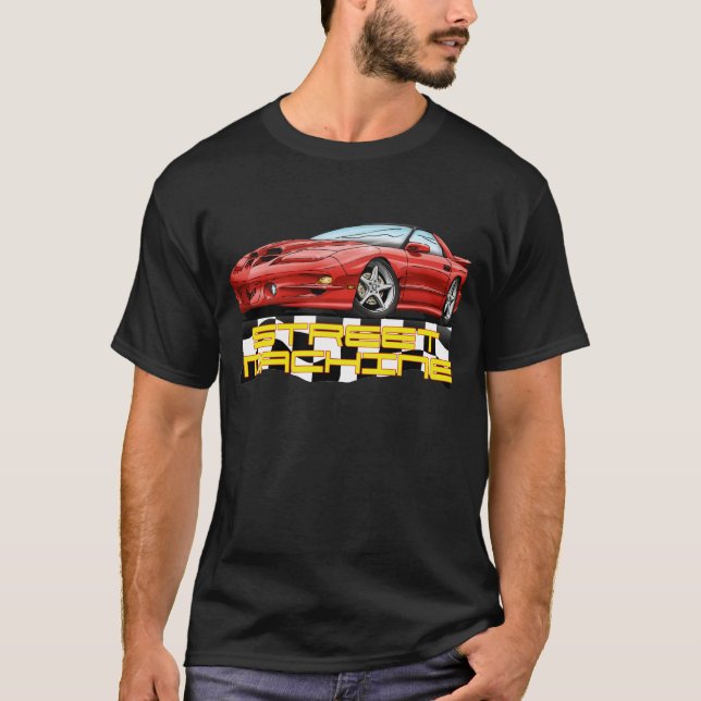 Förmiddag för Pontiac 4th Gen-trans. T-shirt (Framsida)