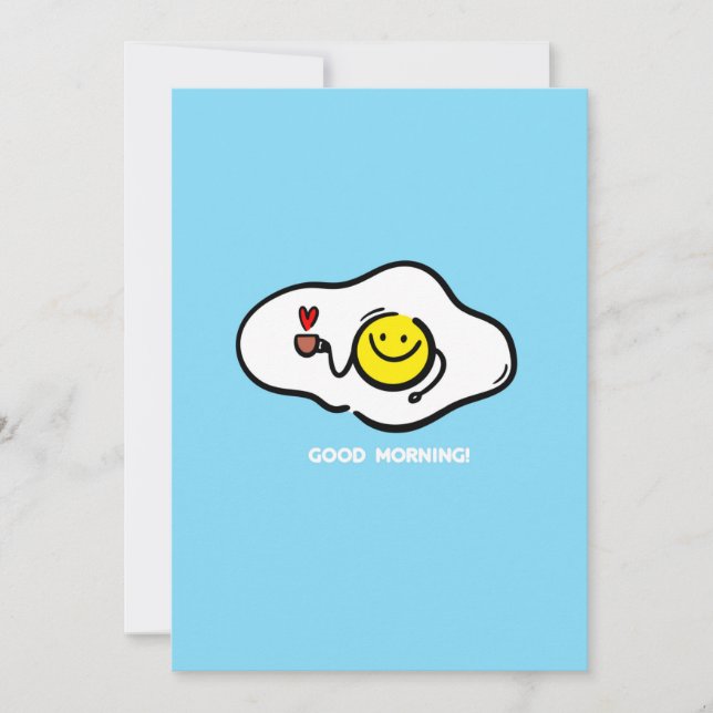 Förmiddag för torkade ägg bra inbjudningar (Framsida)