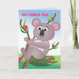 Förmiddag mig kOALA-fied? Helgkort