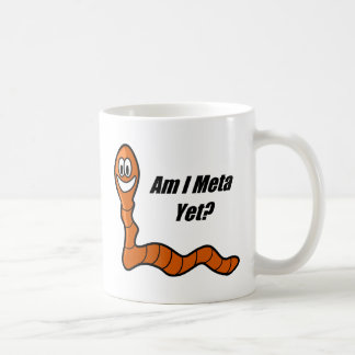 Förmiddag mig Meta ännu? Kaffemugg