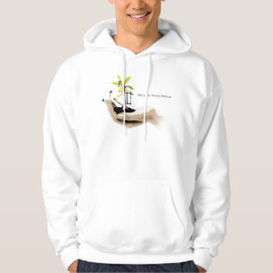 Förminska återanvänder återvinna hoodie