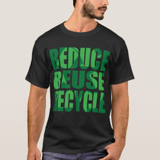 Förminska återanvänder återvinna tee shirt