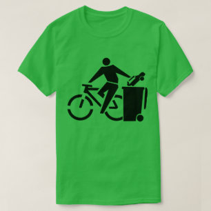 Förminska luftförorening: Rida en cykel T Shirt