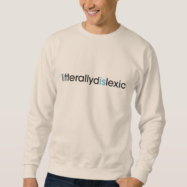 formligen dyslexic sweatshirt (Framsida)