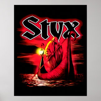 Formmönsterritning av stift band Retro Aesthetic F Poster