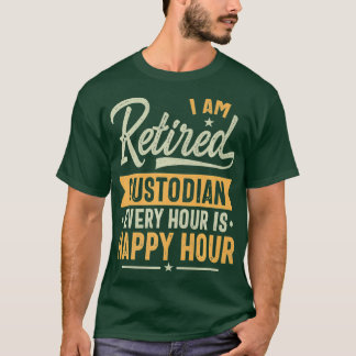 Förmodade förvaringsinstitutsgåva - pensionerade t shirt