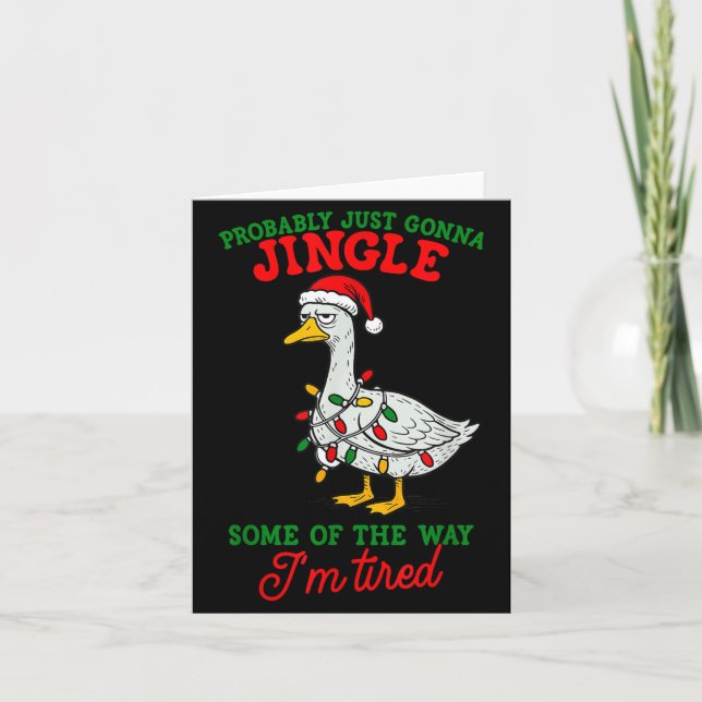 Förmodligen Kommer Jag Bara Att Jingle Jag Är Tröt Kort (Framsida)