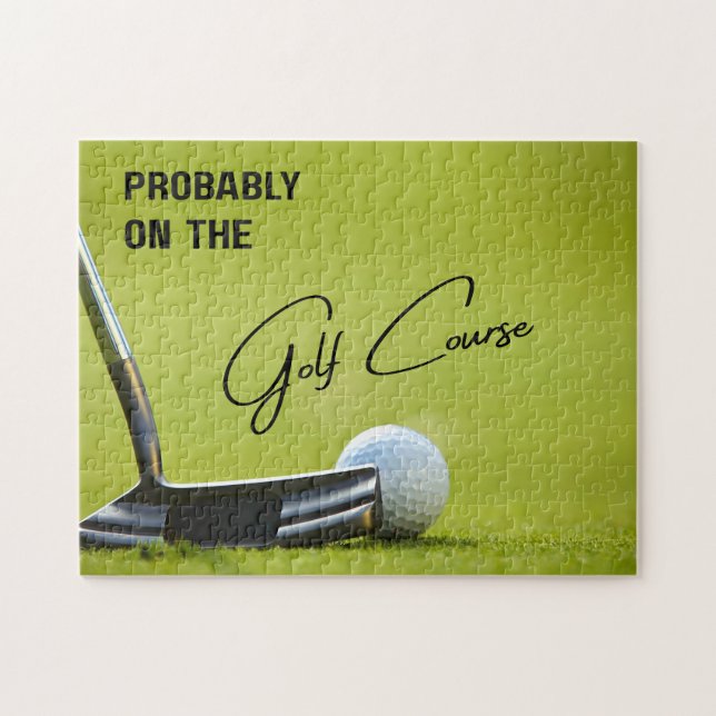 Förmodligen på Golfbanan golfälskare Pussel (Horisontell)