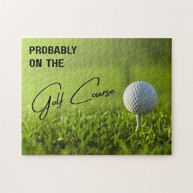 Förmodligen på Golfbanan golfälskare Pussel (Horisontell)
