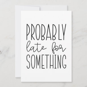 Förmodligen sent för nåt tack kort