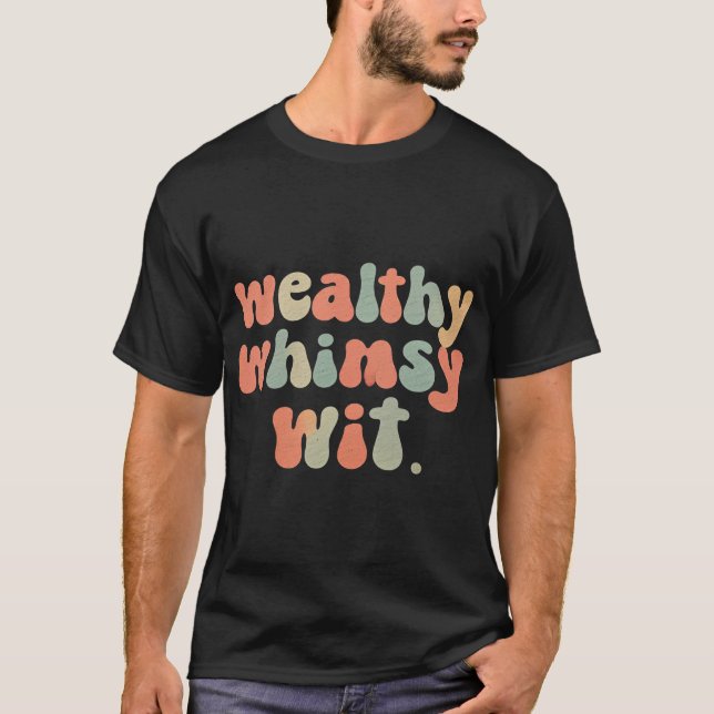 Förmögen Stollig Wit T Shirt (Framsida)